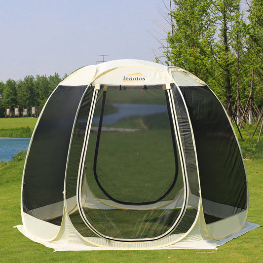 Pop Up Screen House, Outdoor Screen Tent for Camping, Screened Gazebo with Mosquito Netting, Carry Bag