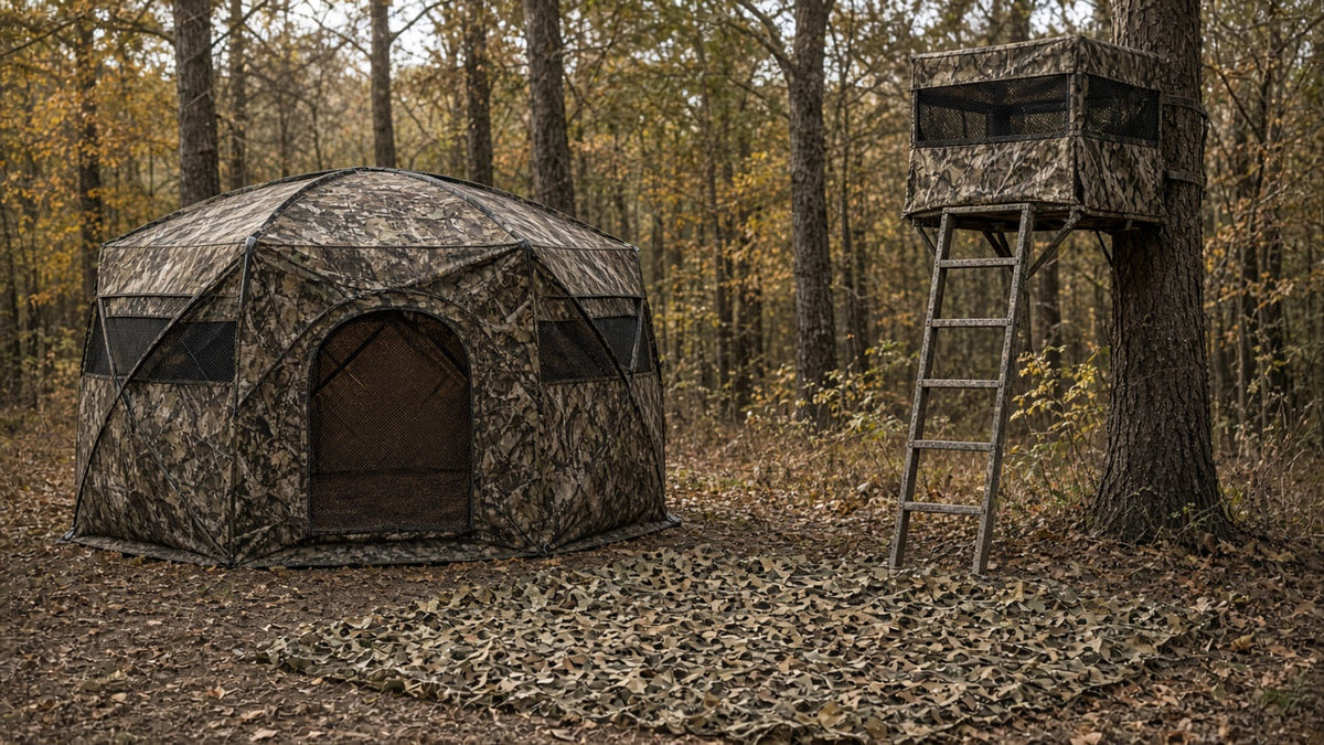 Build a Better Concealment Setup: Blinds, Tree Stand Covers, and Camo Netting