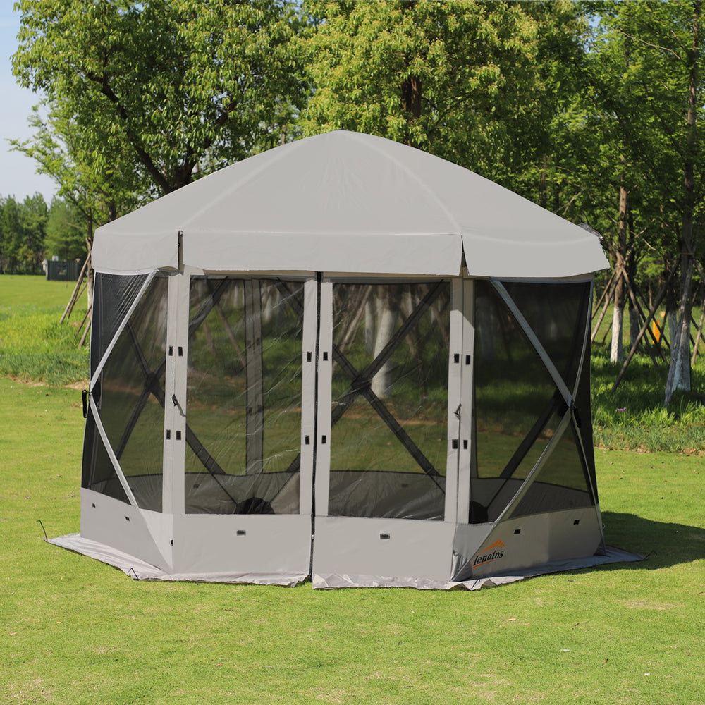 LENOTOS 6-sided pop up screen tent