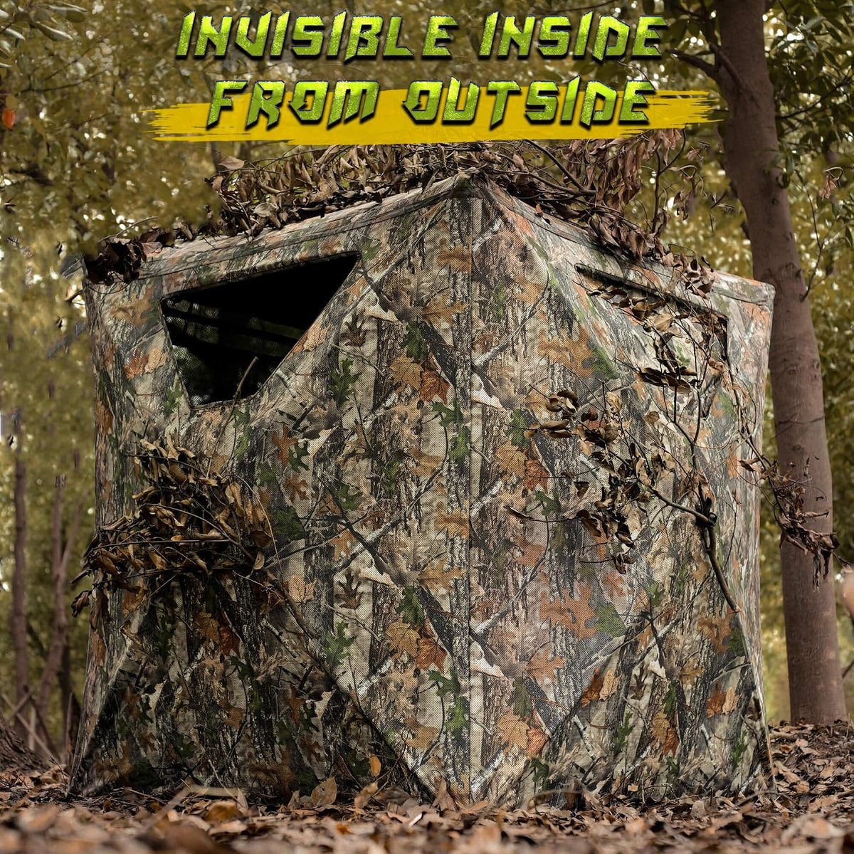 LENOTOS A-1009 one-way see-through camo blind invisible from outside