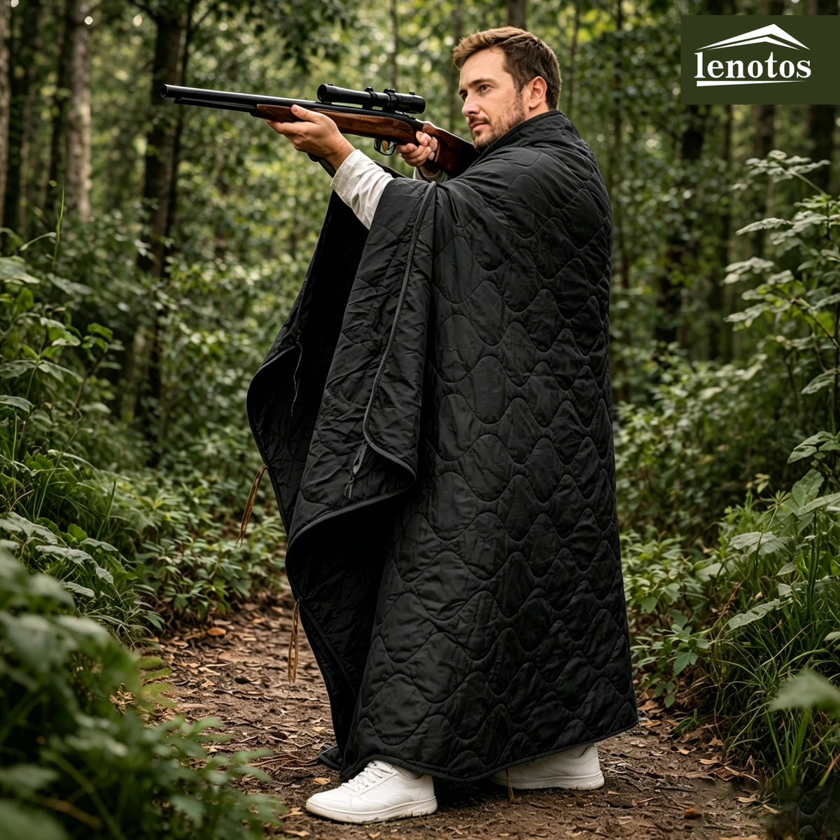 Lenotos Woobie Blanket / Military Poncho Liner — Packable Quilted Cover
