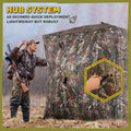 LENOTOS A-1001-2 hub system quick deployment shown with hunter for scale