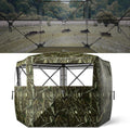 LENOTOS A-1010 5-sided hunting blind exterior and interior see-through mesh view