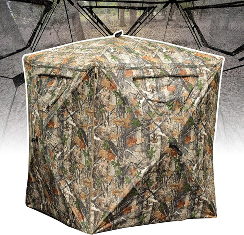 Lenotos A-1008 360° See-Through Pop-Up Hunting Blind — 1–2 Person