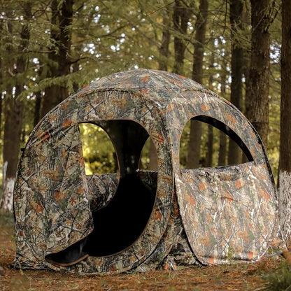 Lenotos 270° See-Through Pop-Up Hunting Blind for 1–2 Hunters