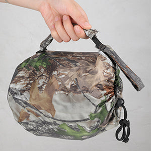 Lenotos 2-Panel Pop Up Ground Blind, Easy-Setup Hunting Blind for Deer, Turkey, Duck - Dry Grass Camo(A-1006)