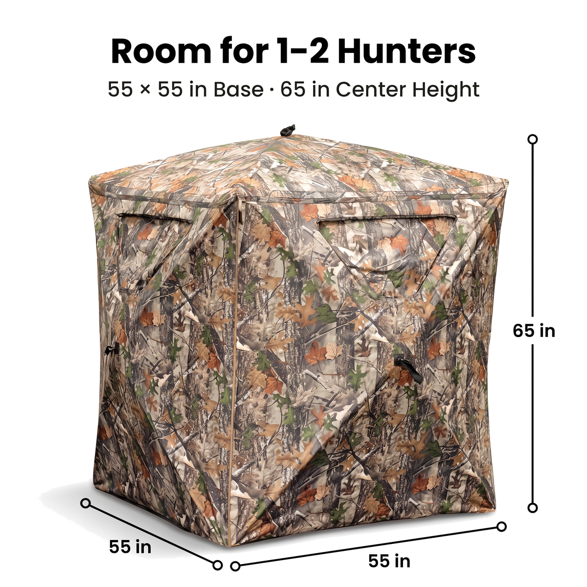 LENOTOS A-1008 55 by 55 inch base and 65 inch center height for 1–2 hunters