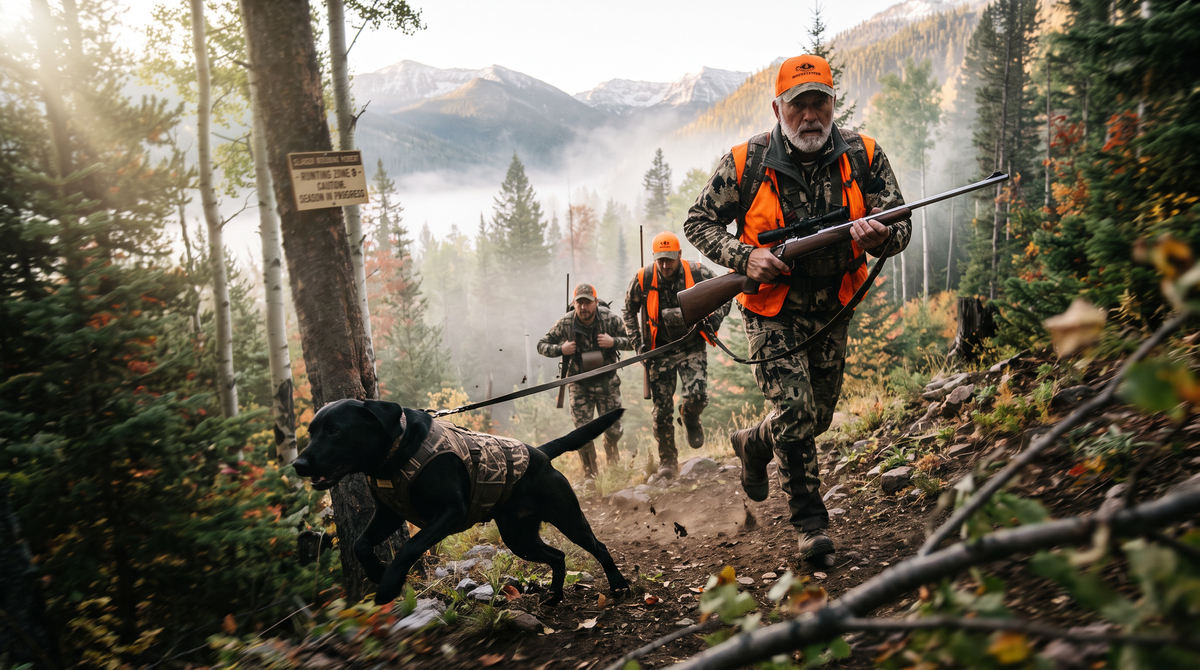 LENOTOS hunting setup outdoors