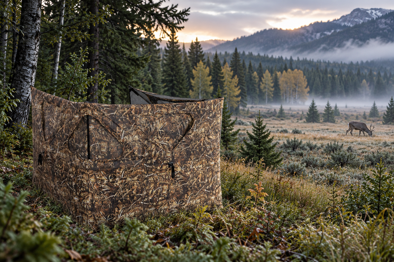 Lenotos Entry 3-Panel See-Through Pop-Up Hunting Blind — 2–3 Person, Budget